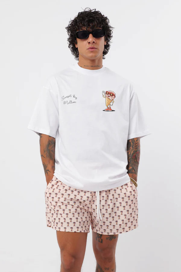 SHORT PANT - PATRON ISLAND AZURE