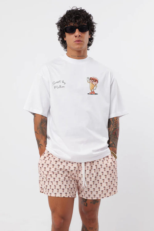 SHORT PANT - PATRON ISLAND AZURE